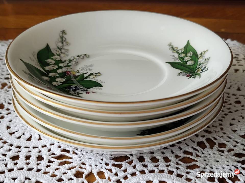 Royal Grafton spodki w konwalie do filiżanek Gdańsk