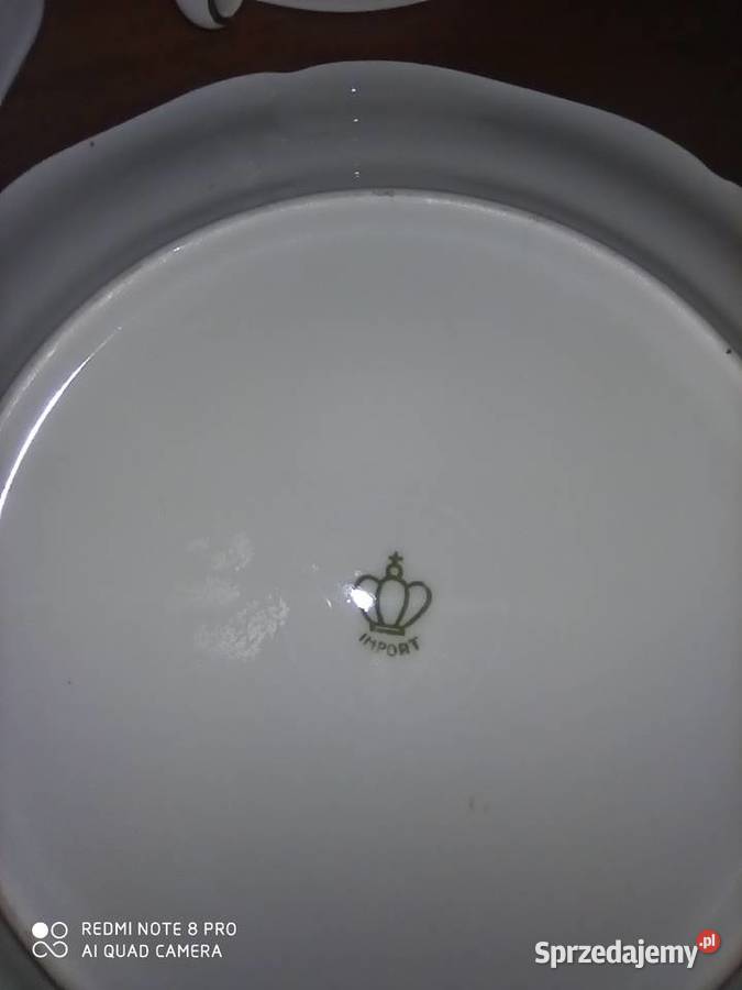 Filiżanka z talerzykiem Alka Import pomorskie Gdańsk