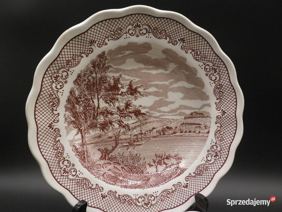 Włoskie talerze głębokie 2 Porcelana i szkło sprzedam