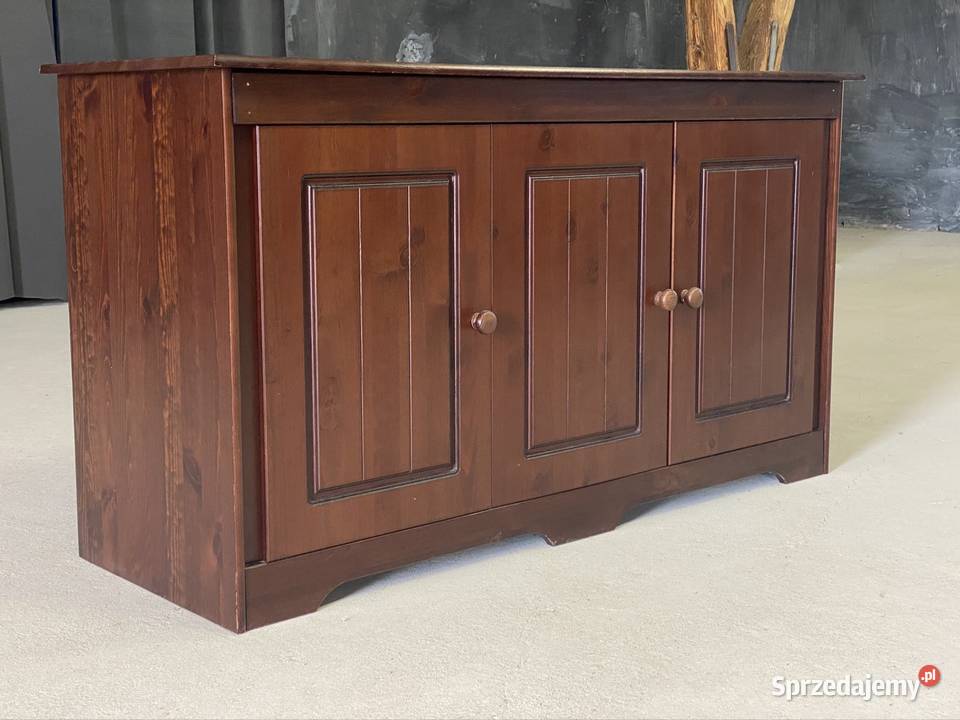 Drewniana komoda szafka rustykalna Budno