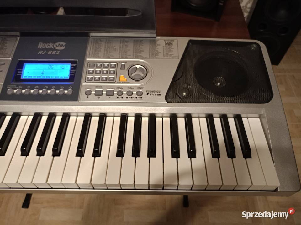 Keyboard RockJam w komplecie stojak statyw i Drawski Młyn