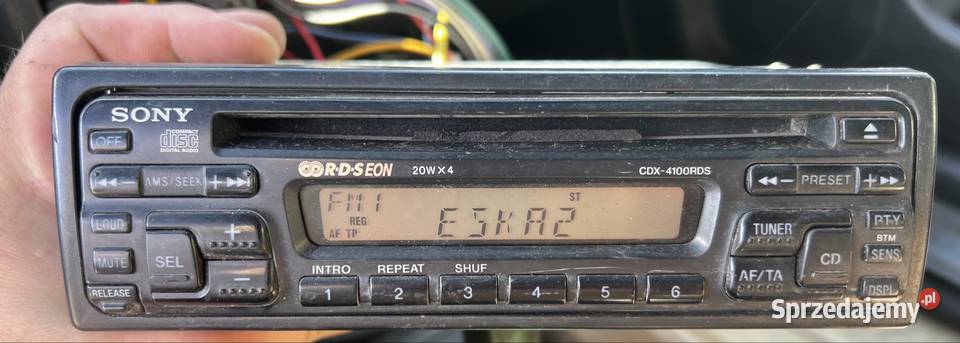 Radio Sony CDX4100 RDS Nowy Sącz