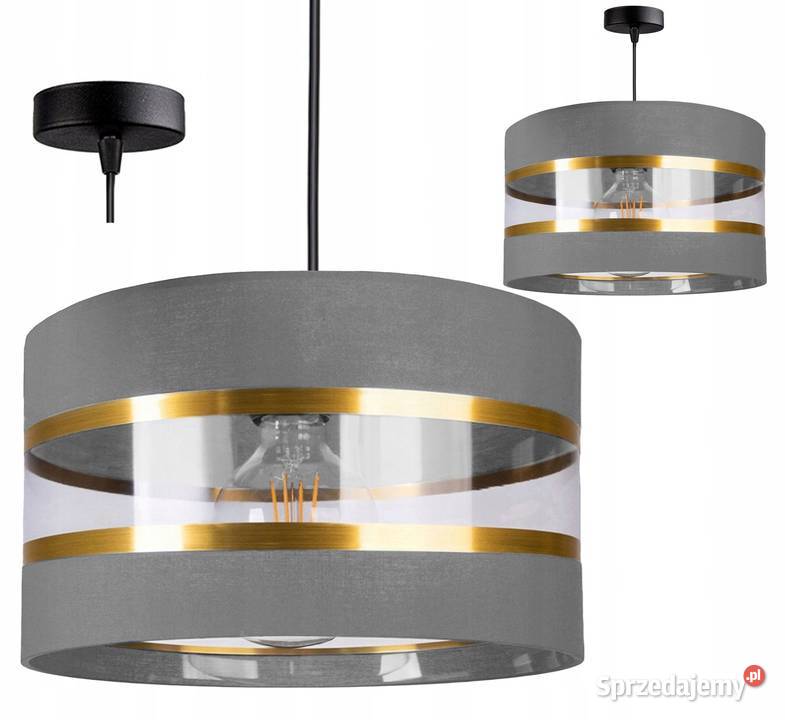 Lampa Wisząca Abażur Sufitowa Żyrandol Led Drezdenko