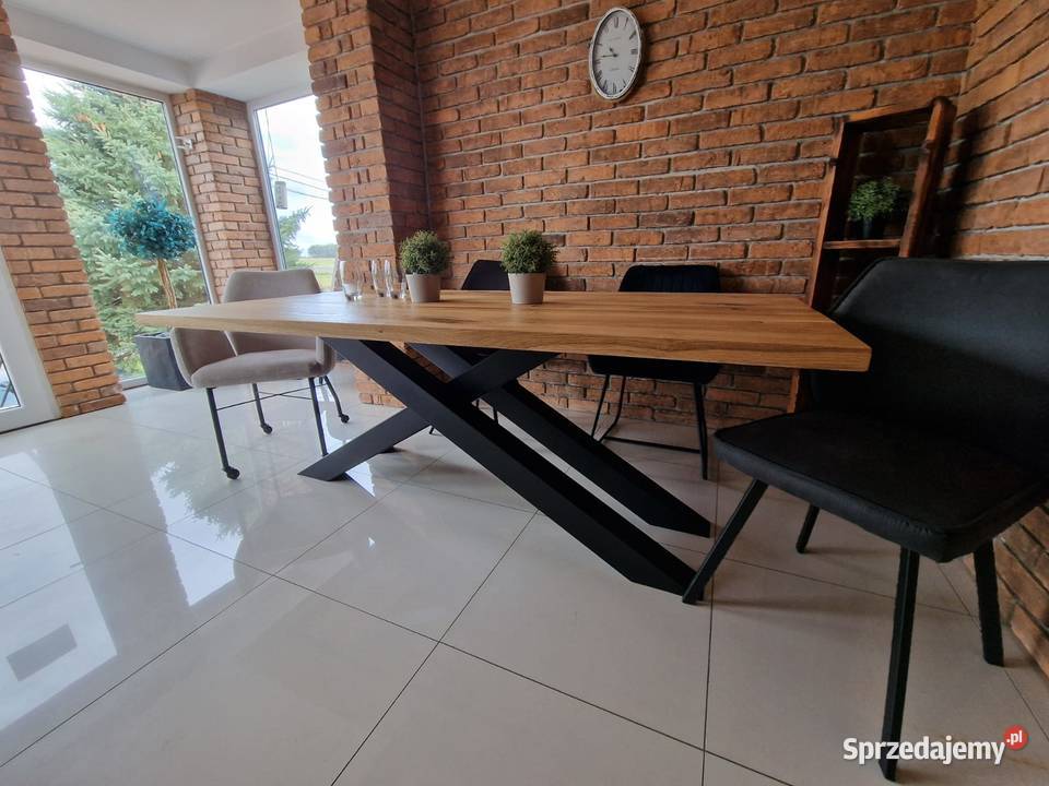 stół dębowy lity 230x100 producent dostępny ręki śląskie