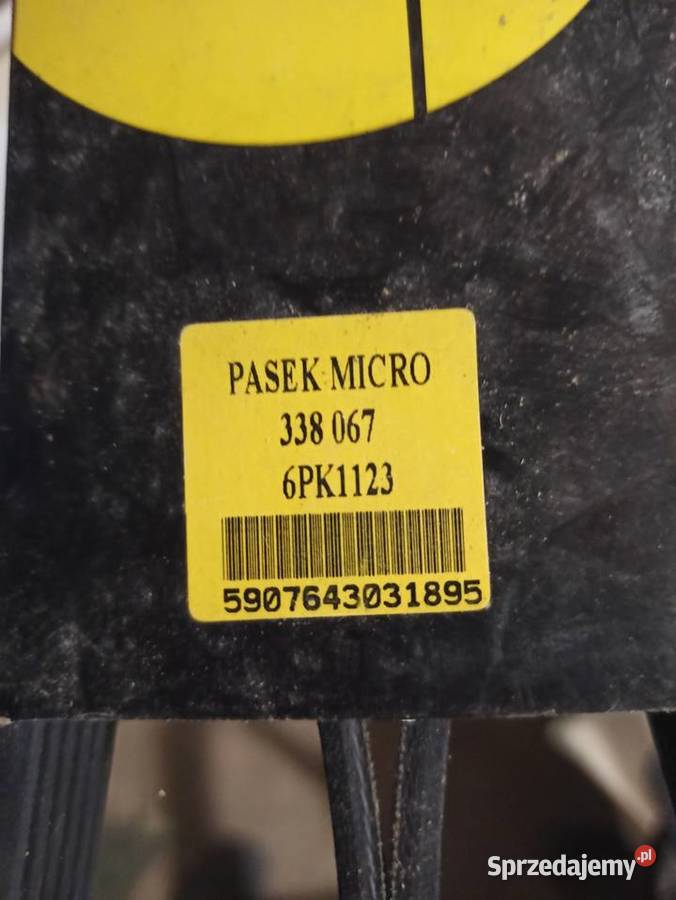 Hart 338 067 Pasek klinowy wielorowkowy 6PK1123 Łódź