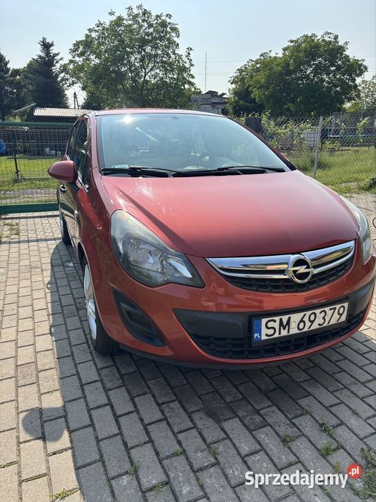 Opel Corsa D 12 86 LPG nowości w rodzinie pomarańczowy śląskie