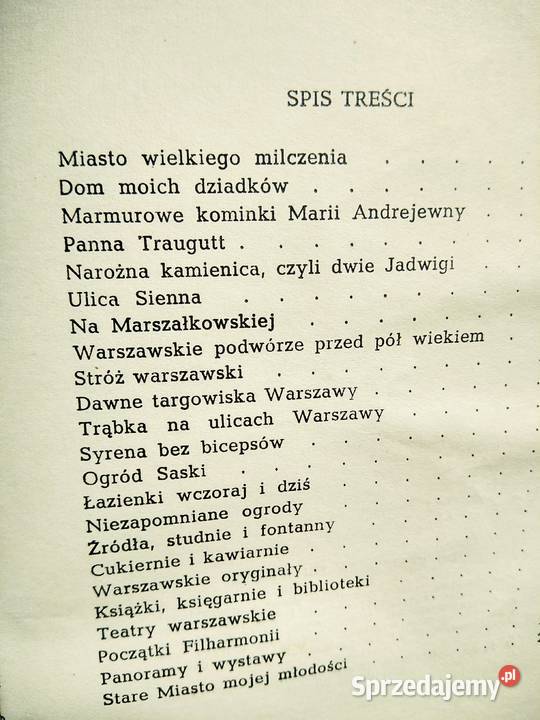 Warszawa mego dzieciństwa unikatowe książki mazowieckie