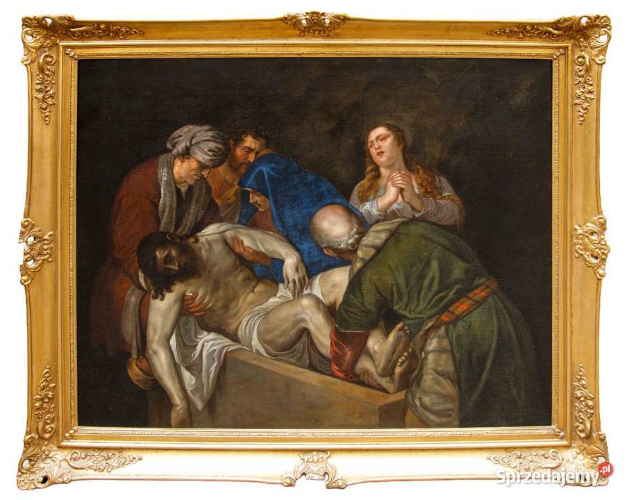 Obraz złożenie do grobu antyk Kraków