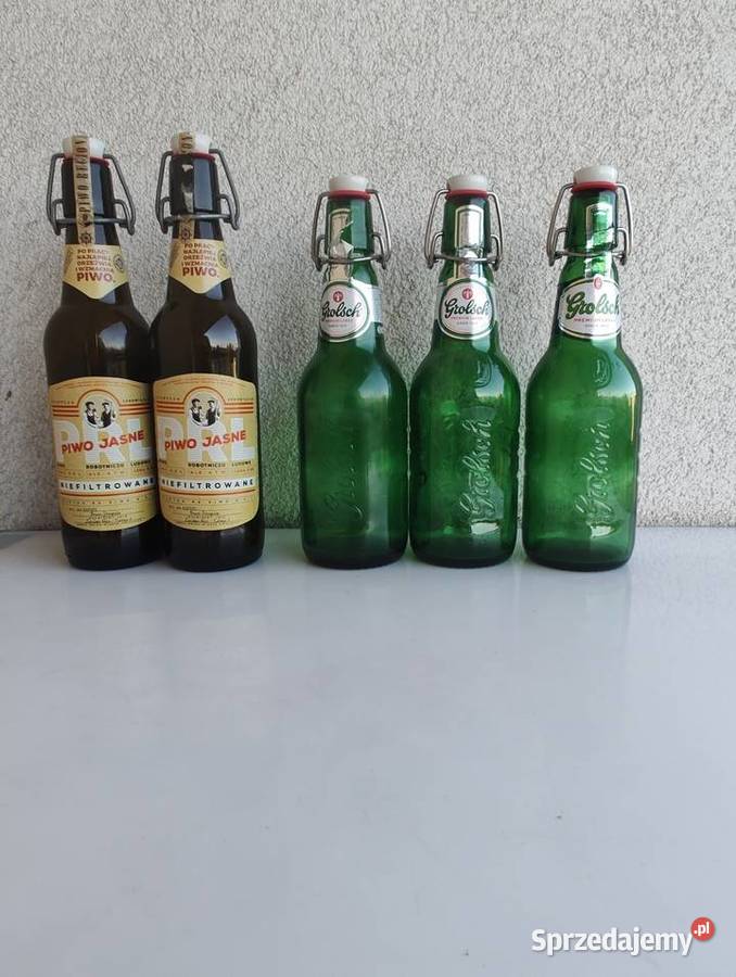 Butelki piwie Grolsch i Jasne 2017 r 5