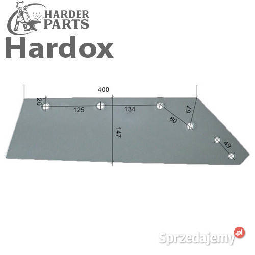 Lemiesz 300hektarów HARDOX 200626P części do Suwałki