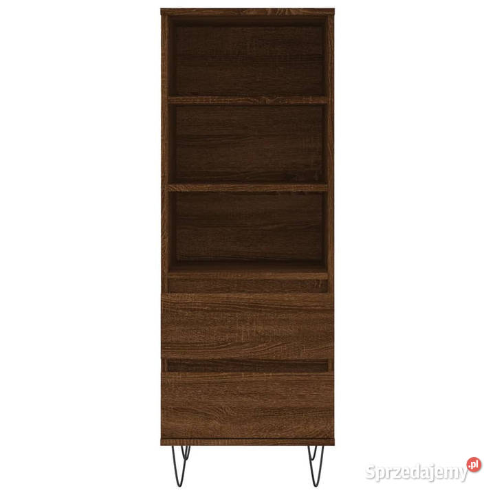 Wysoka szafka brązowy dąb40x36x110 cmmateriał mazowieckie Warszawa