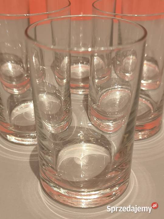 Szklanki literatki PRL Poznań