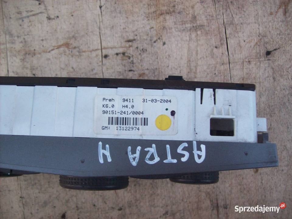 Astra III H Panel sterowania nawiewem mazowieckie