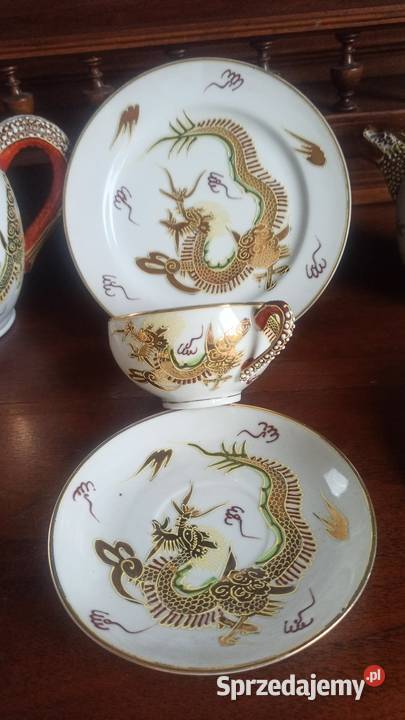 Japoński dzbanek Sansei bez pokrywki z lat 50 XX Gdańsk