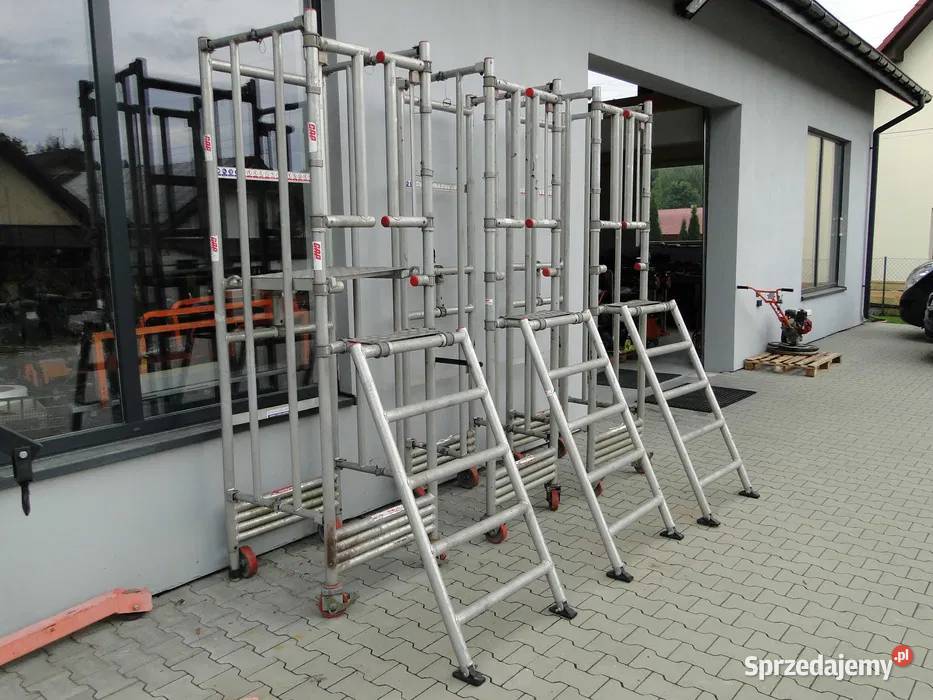 Rusztowanie aluminiowe jezdne PODEST ROBOCZY Łętownia