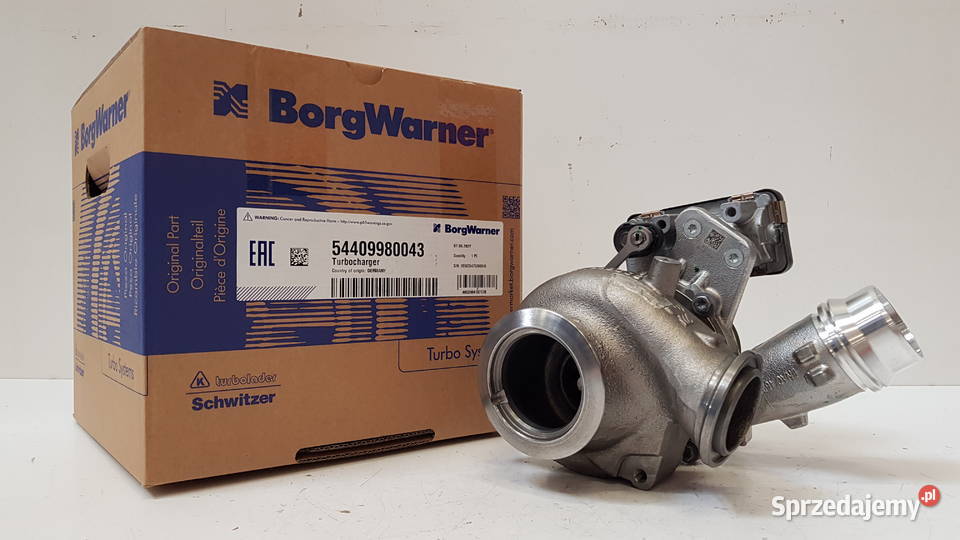 Nowa turbosprężarka BorgWarner KKK 54409980043 Siedlce