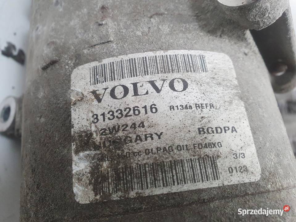 SPRĘŻARKA KLIMATYZACJI Volvo S60 II 16 T4 pompa osobowe Chełm