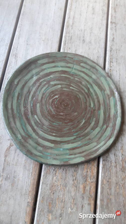 Talerz ceramiczny ręcznie wykonany Otwock sprzedam