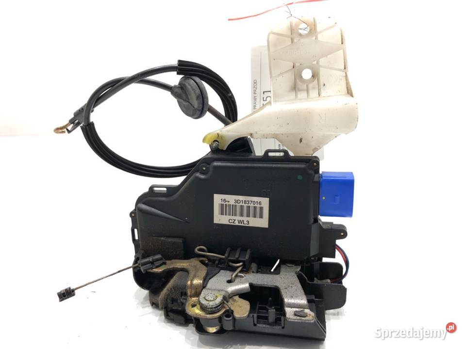 ZAMEK DRZWI PRAWY PRZÓD VW TOURAN Minivan osobowe Zamki, wkładki i kluczyki