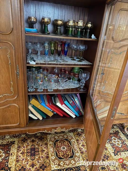ładna biblioteka serwantka chippendale witryna Kredensy i witryny kujawsko-pomorskie Sypniewo
