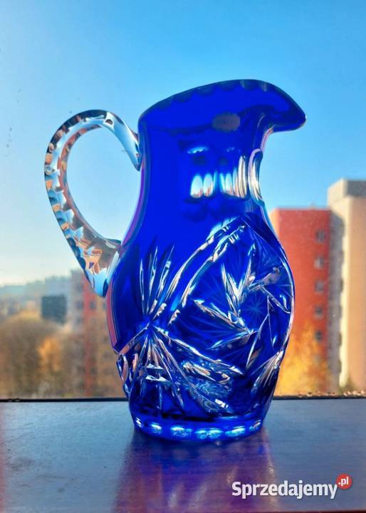 Piękny dzbanek kryształowy Violetta Wrocław sprzedam