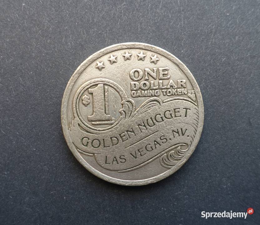 1 Dollar Golden Nugget Casino Las Vegas Nevada Kętrzyn sprzedam