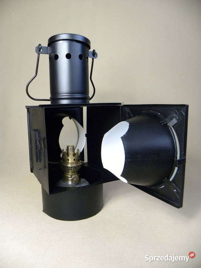 Stara lampa latarnia naftowa kolejowa