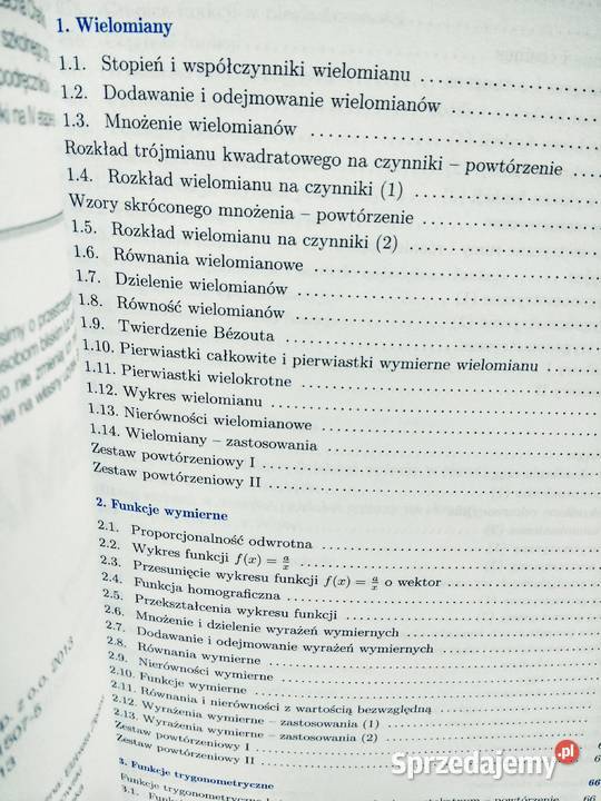 Matematyka 2 rozszerzenie ćwiczenia Warszawa