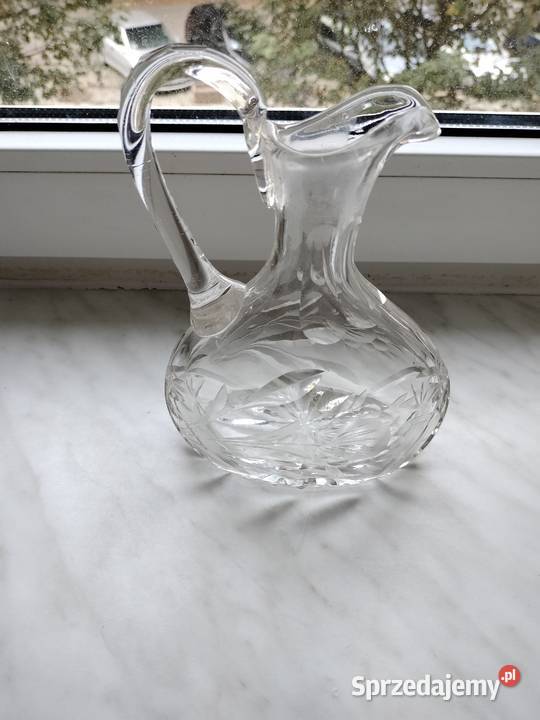 Kryształowa karafkastary wyrób Choszczno