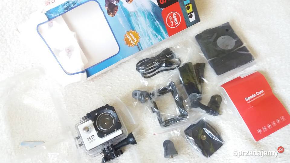 Full HD Kamera sportowa z akcesoriami GoPro