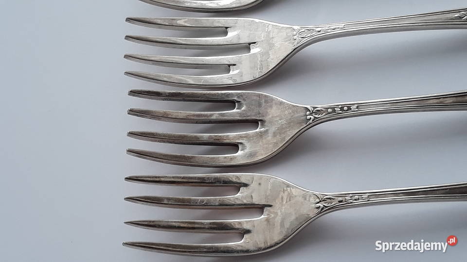 Posrebrzane widelce do ryb ROMAŃSKI Hefra Pozostałe Dąbrowa Górnicza