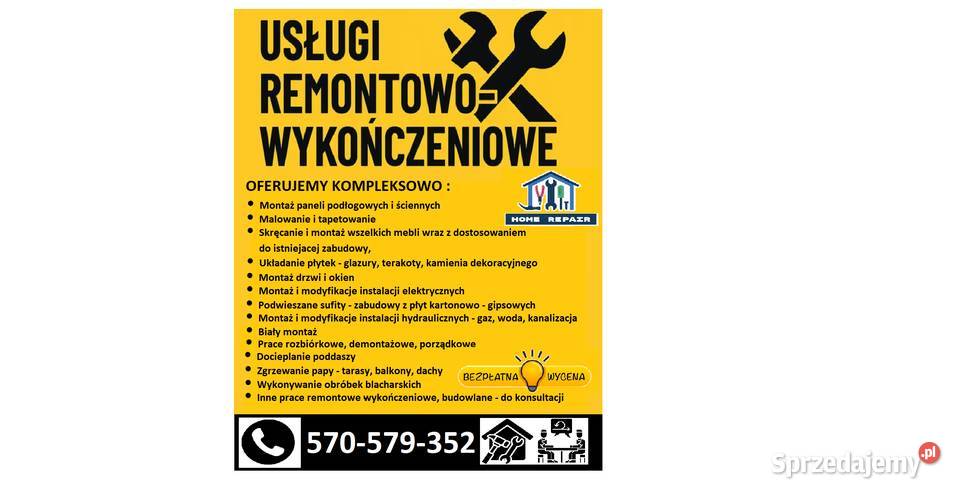Usługi remontowo budowlane grzanie papy obróbki Morawica