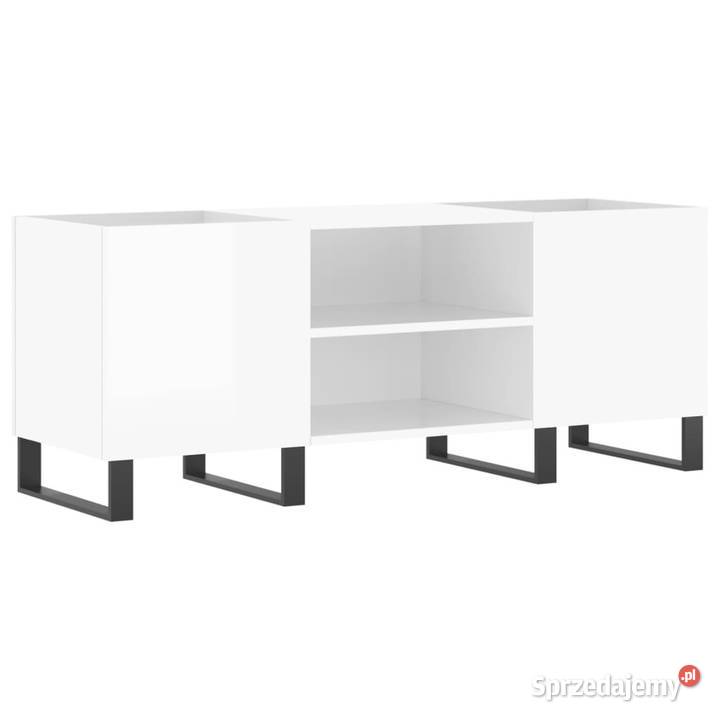 Szafka na płyty wysoki połysk biała 121x38x48 Warszawa