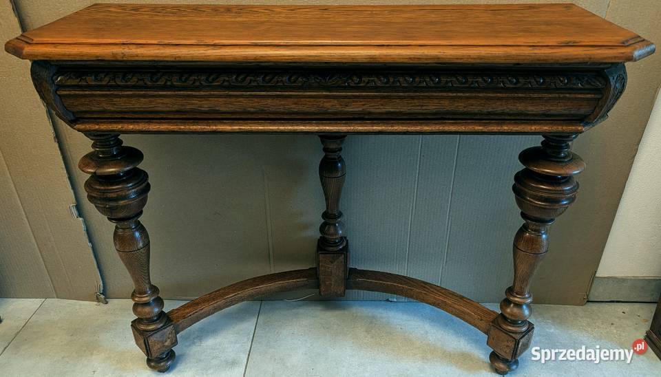 Piękna dębowa konsola eklektycznasklep Dąbrowa Dąbrowa Górnicza