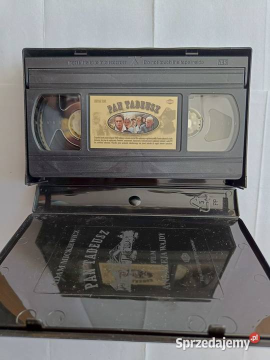 Pan Tadeusz Andrzeja Wajdy Kaseta VHS 1 płyta pomorskie Gdynia