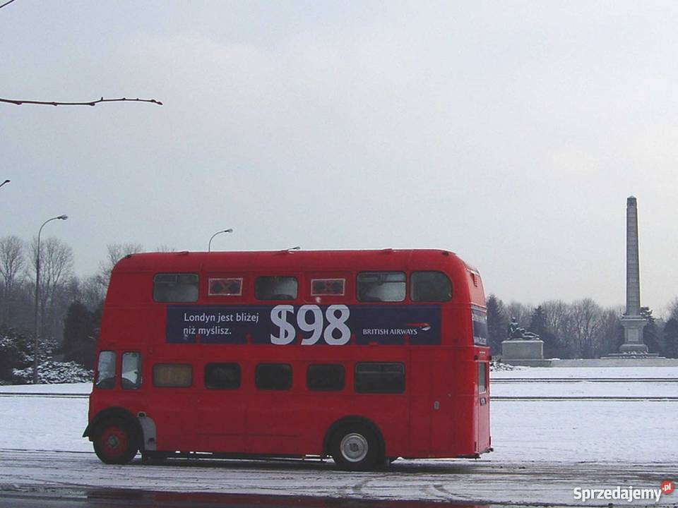 Zabytkowy piętrowy autobus promocyjny BRISTOL Rok produkcji 1950 Piaseczno