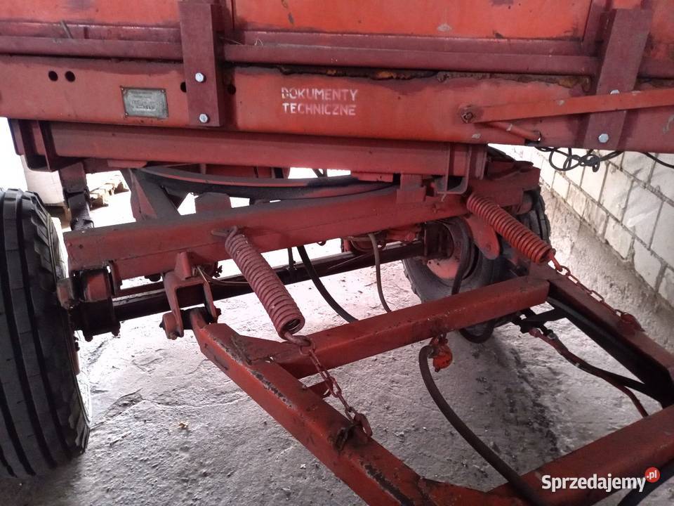 Przyczepa ciężarowa rolnicza Gosielmasz nieuszkodzony Przyczepy rolnicze łódzkie Leźnica Wielka