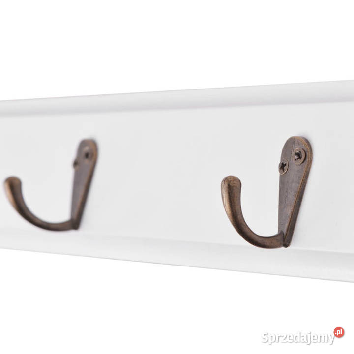 Wieszak w stylu barokowym biały MDF WM242644 Warszawa