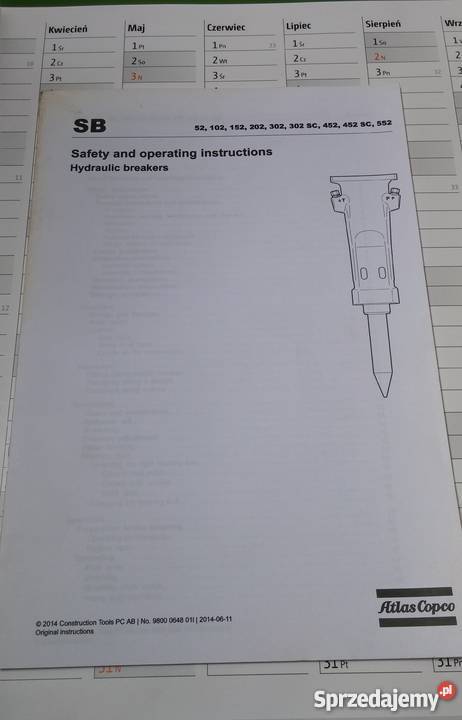 InstrukcjaKatalog części SB52 102 152 202 302 Szamotuły