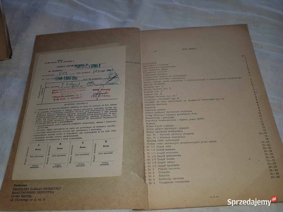 Instrukcja Obsługi I Montażu TYP DYMA 8 Pozostałe Gniezno