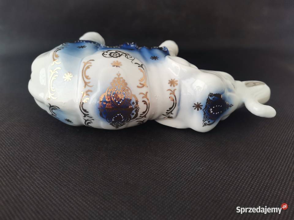 Stara porcelanowa figurka Słoń Indyjski