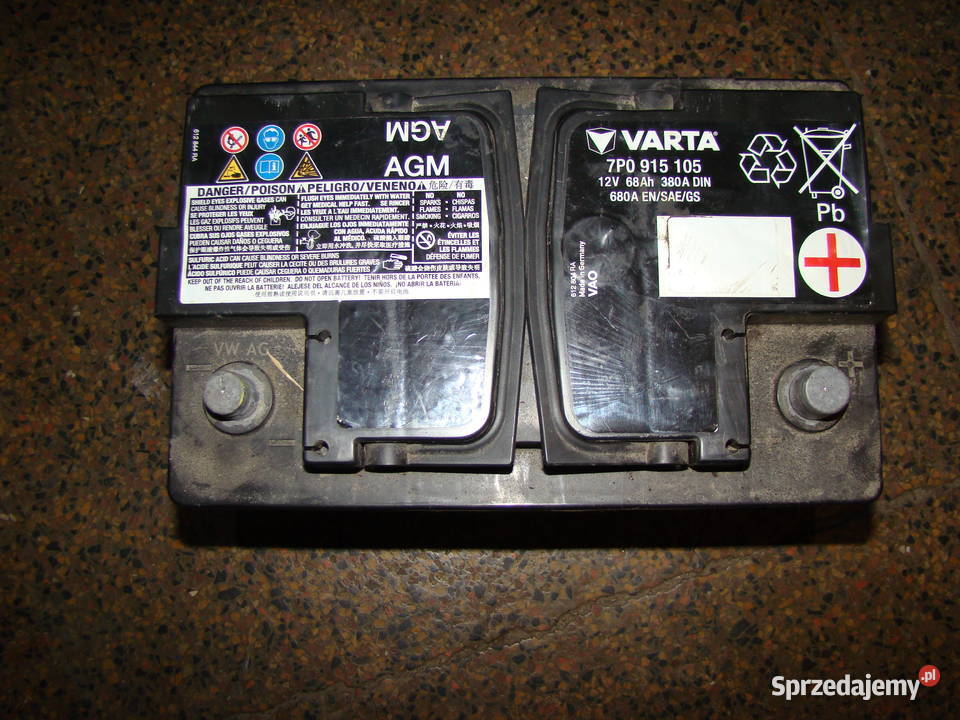 Akumulator Varta AGM 68Ah 680A Warszawa 