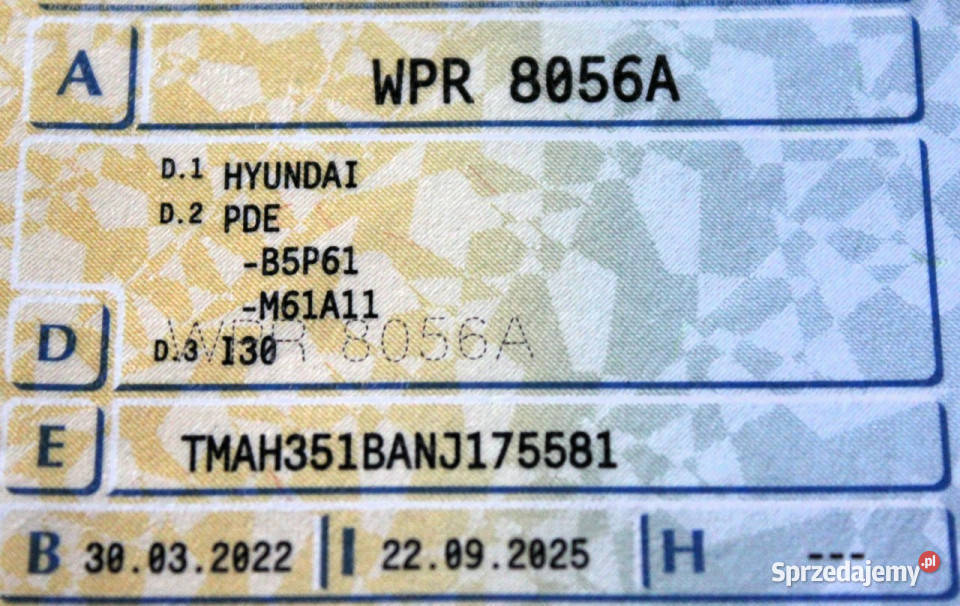 Hyundai i30 Comfort SalonPL FV23 120 Kamera czujnik deszczu Sokołów