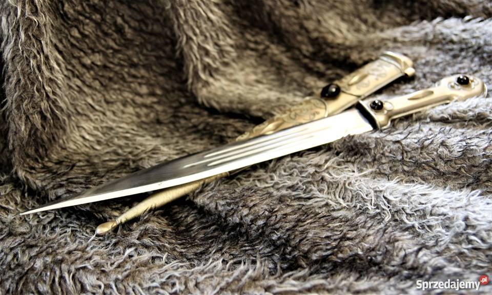 Oryginalny duży kindżałkama srebrny sztylet z XX Militaria Sokółka
