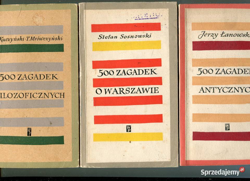 Seria 500 zagadek Zestaw 17 książek Pozostałe Szczecin