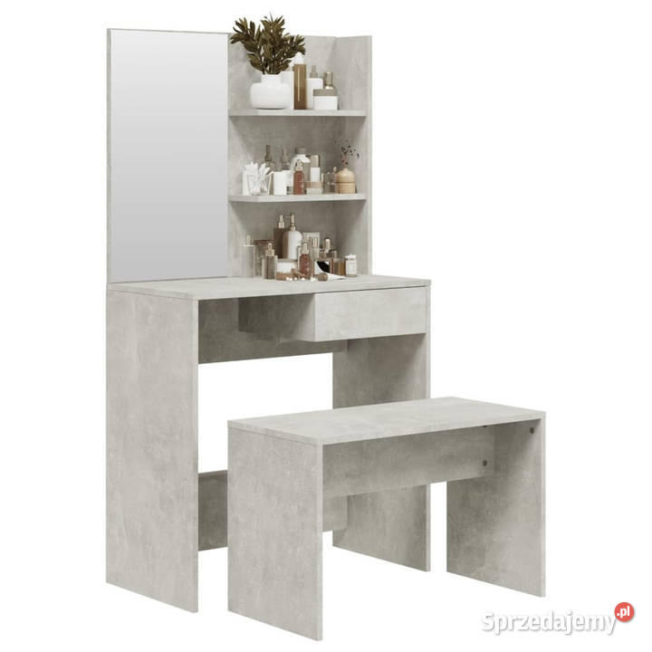 Zestaw z toaletką szarość betonu 745x40x141 Warszawa