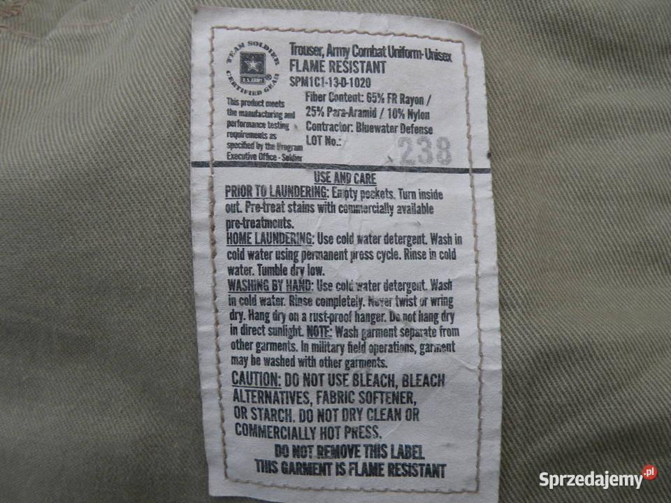 Spodnie FRACU multicam ocp small regular