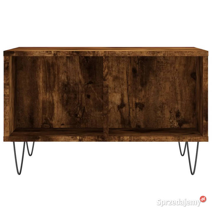 Stolik kawowy przydymiony dąb 60x50x365 WM830545 Stoły