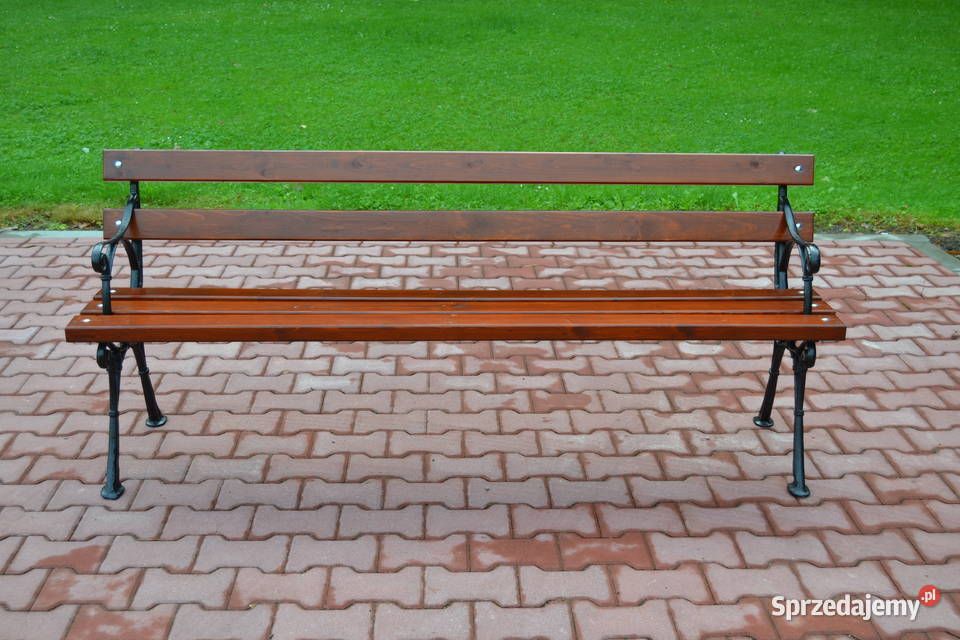 Ławka Parkowa Ogrodowa Miejska z podłokietnikiem Miejsce Piastowe
