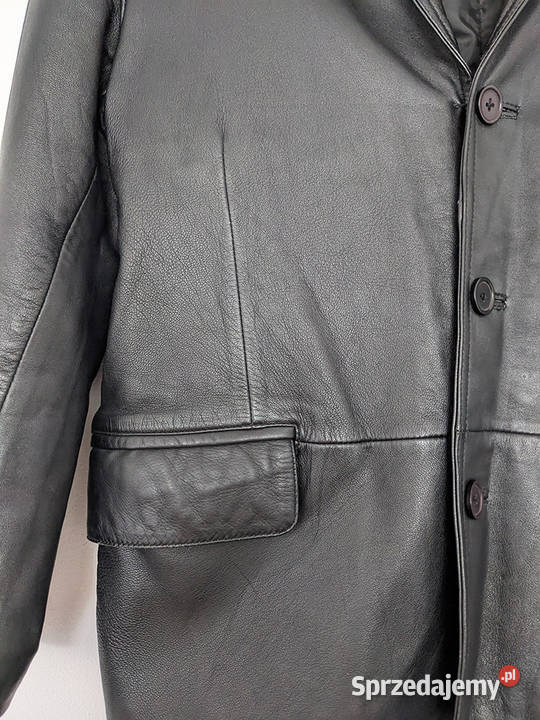 Męska kurta marynarka skórzana